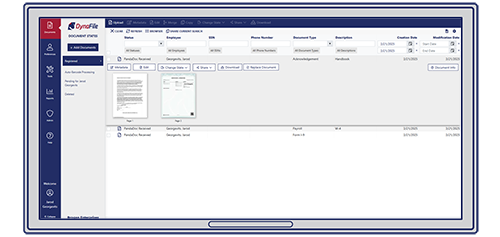 Automatically File into DynaFile